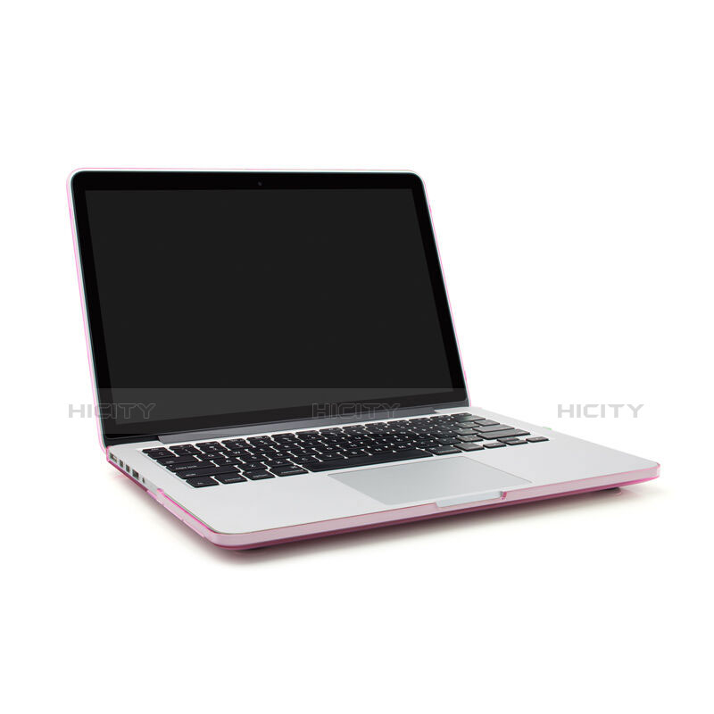 Funda Dura Ultrafina Transparente Mate para Apple MacBook Air 13 pulgadas Rosa