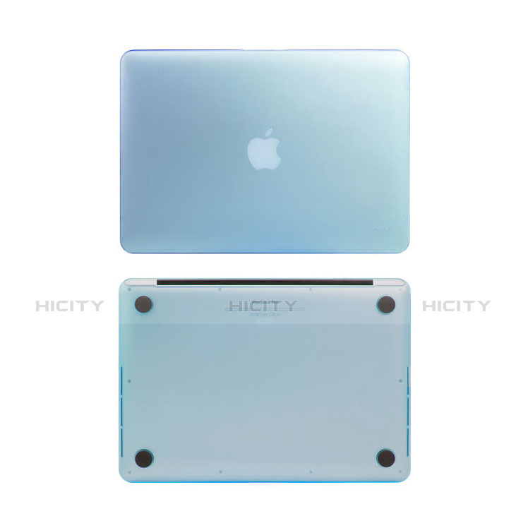 Funda Dura Ultrafina Transparente Mate para Apple MacBook Pro 15 pulgadas Retina Azul
