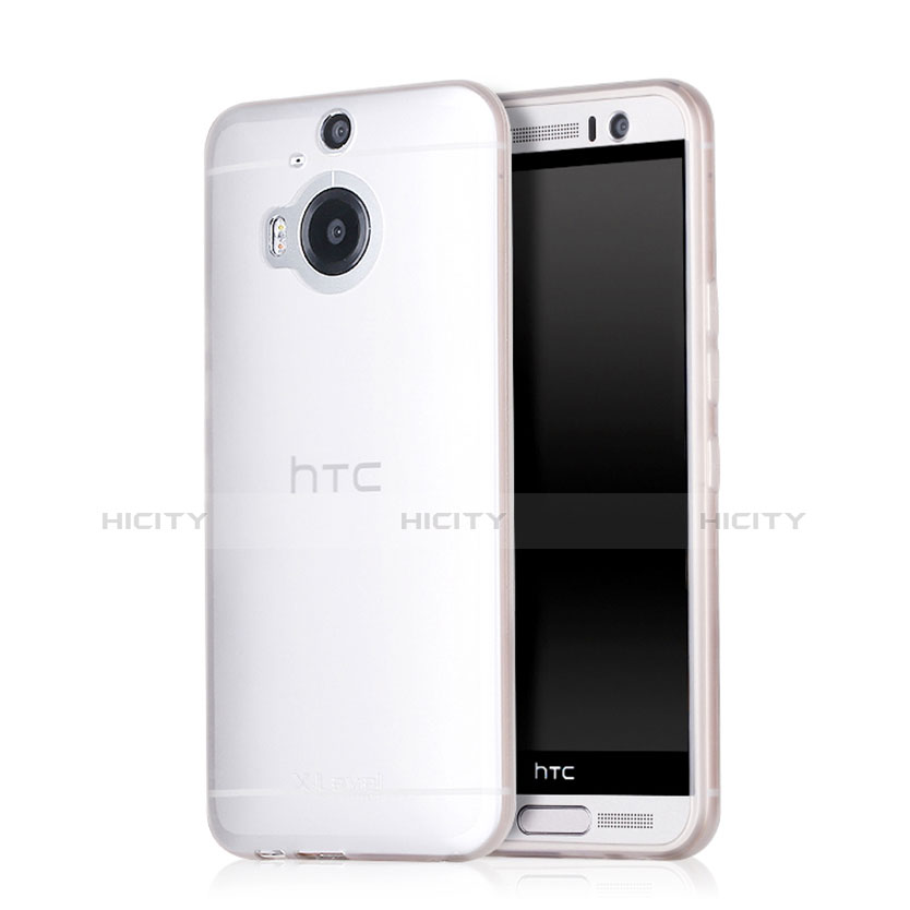 Funda Dura Ultrafina Transparente Mate para HTC One M9 Plus Blanco