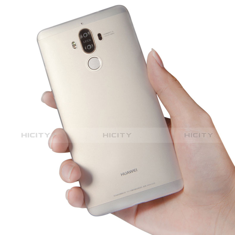 Funda Dura Ultrafina Transparente Mate para Huawei Mate 9 Blanco