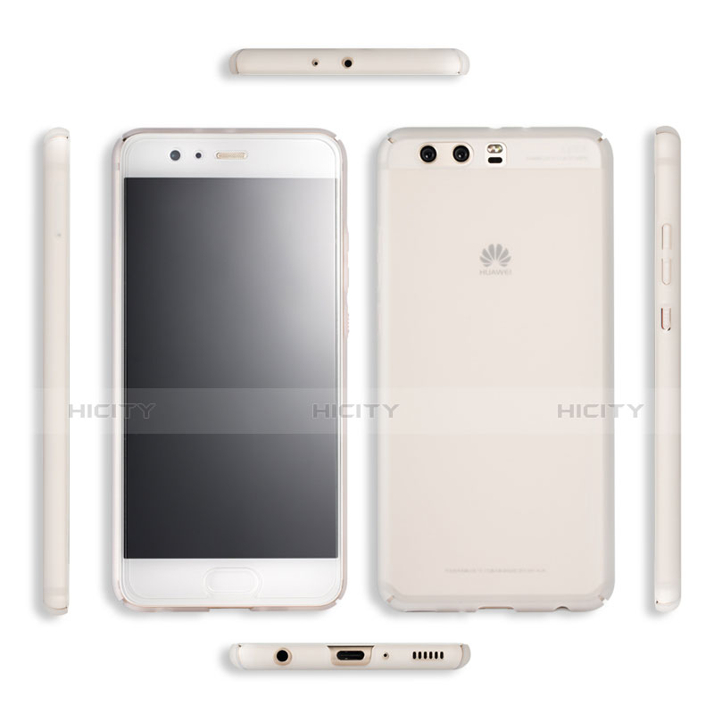 Funda Dura Ultrafina Transparente Mate para Huawei P10 Plus Blanco