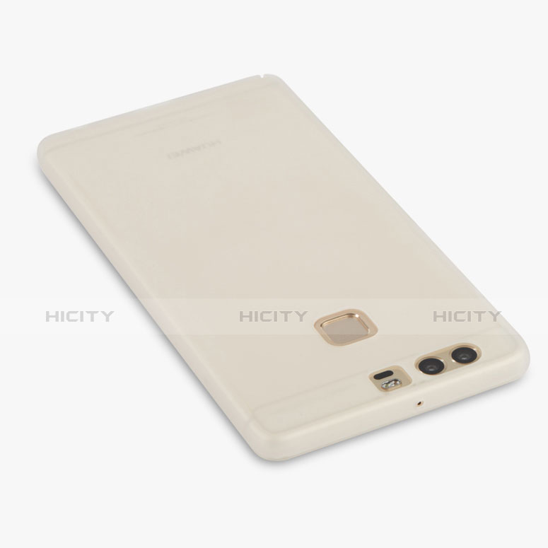 Funda Dura Ultrafina Transparente Mate para Huawei P9 Blanco