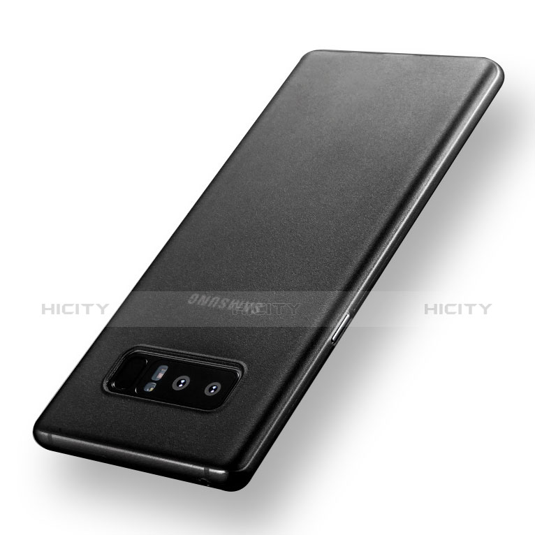 Funda Dura Ultrafina Transparente Mate para Samsung Galaxy Note 8 Gris