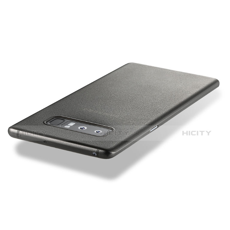 Funda Dura Ultrafina Transparente Mate para Samsung Galaxy Note 8 Gris