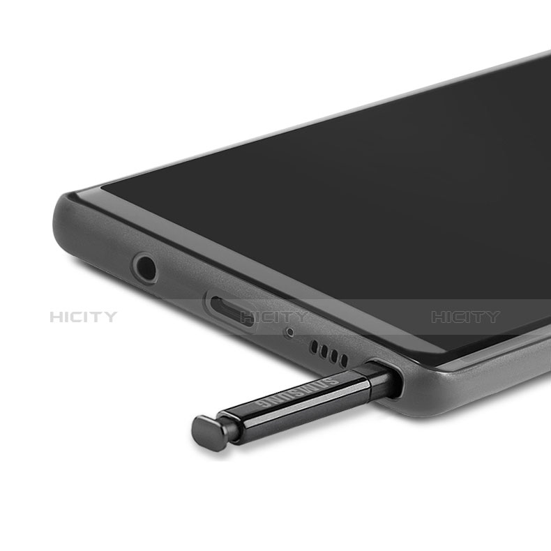 Funda Dura Ultrafina Transparente Mate para Samsung Galaxy Note 8 Negro