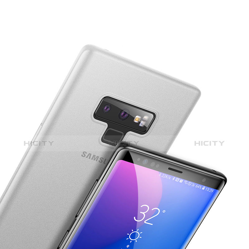 Funda Dura Ultrafina Transparente Mate para Samsung Galaxy Note 9 Blanco