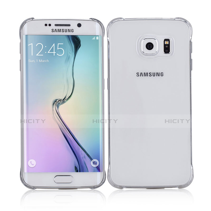Funda Dura Ultrafina Transparente Mate para Samsung Galaxy S6 Edge SM-G925 Blanco