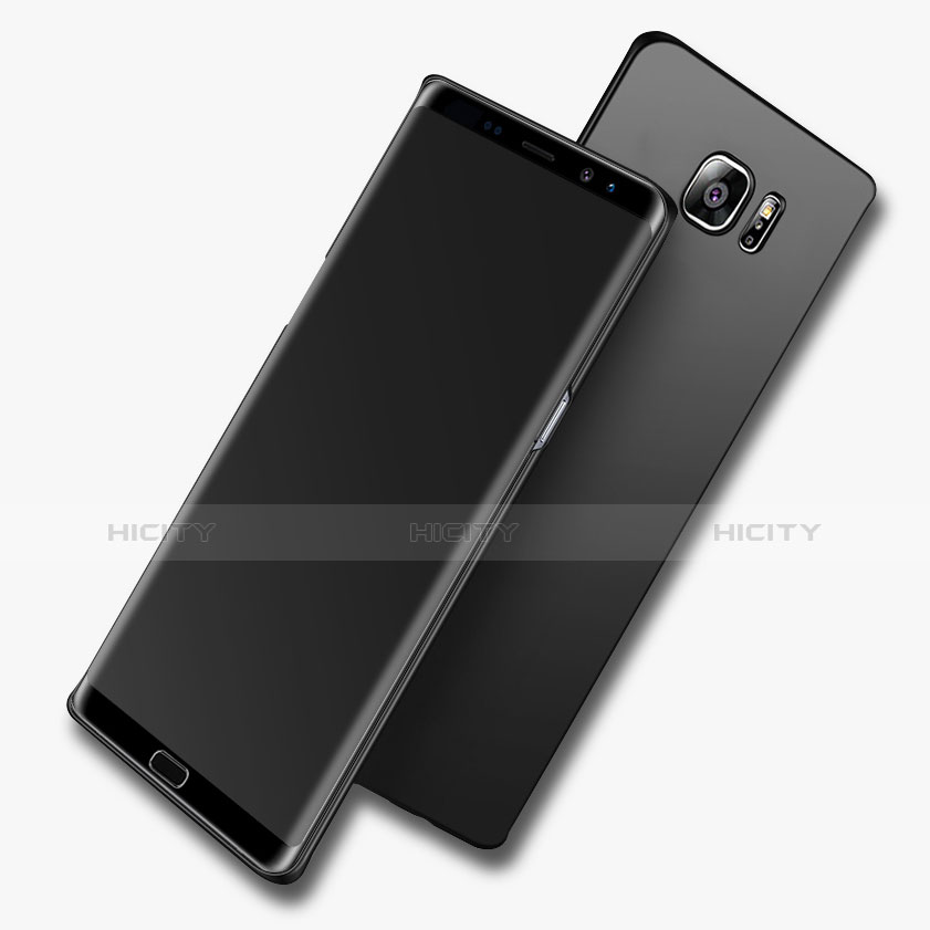 Funda Dura Ultrafina Transparente Mate para Samsung Galaxy S7 Edge G935F Negro