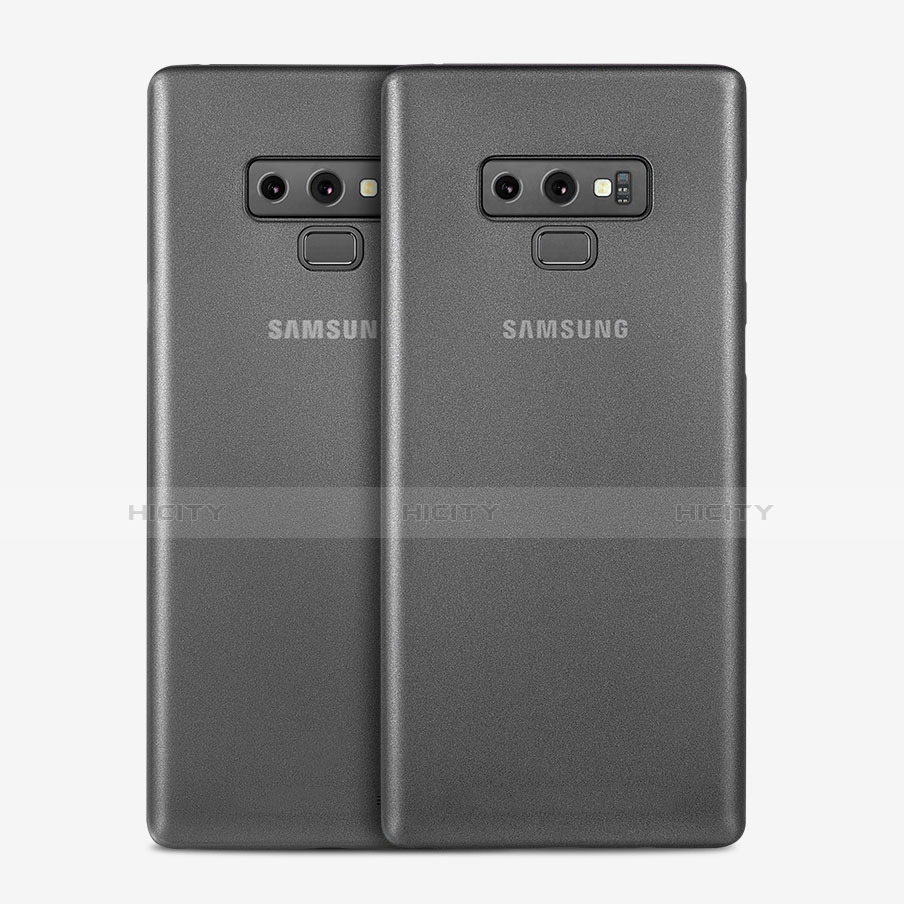 Funda Dura Ultrafina Transparente Mate T01 para Samsung Galaxy Note 9 Gris