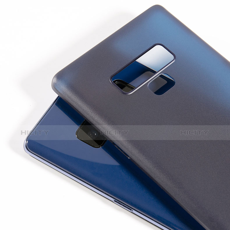 Funda Dura Ultrafina Transparente Mate T01 para Samsung Galaxy Note 9 Gris