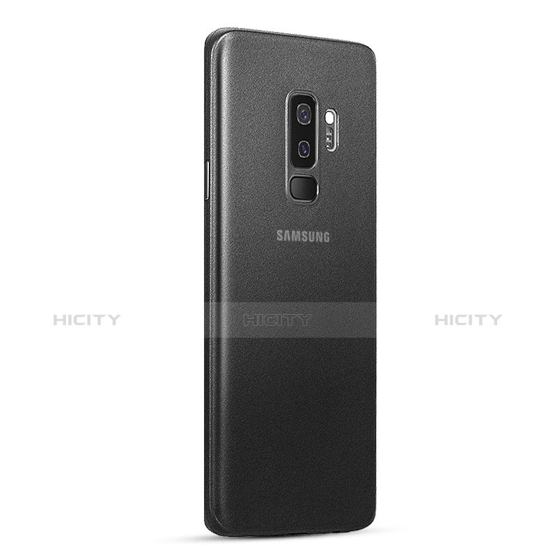 Funda Dura Ultrafina Transparente Mate T01 para Samsung Galaxy S9 Plus Negro