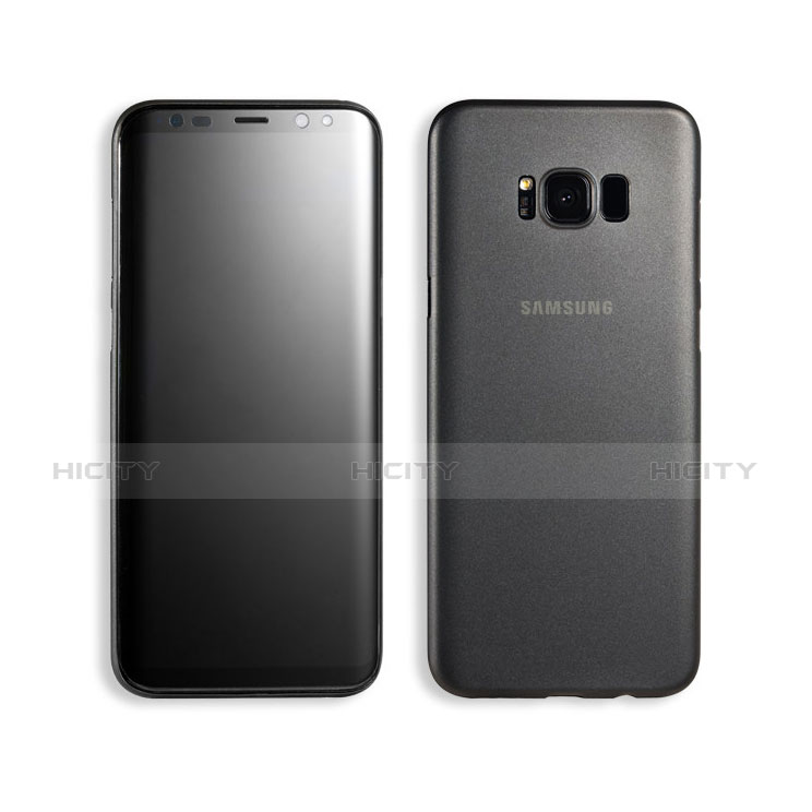 Funda Dura Ultrafina Transparente Mate T02 para Samsung Galaxy S8 Negro