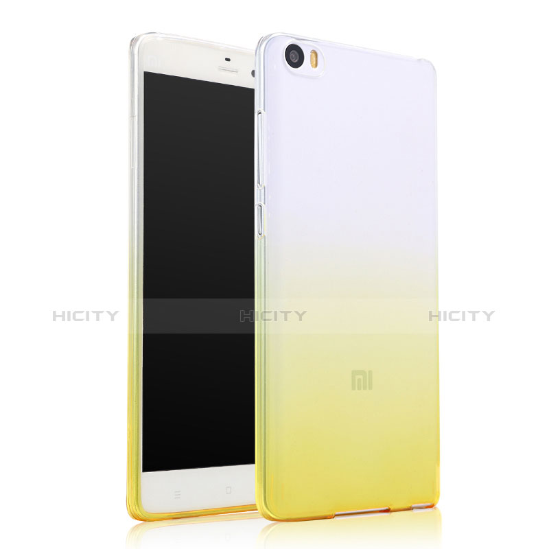 Funda Gel Ultrafina Transparente Gradiente para Xiaomi Mi Note Amarillo