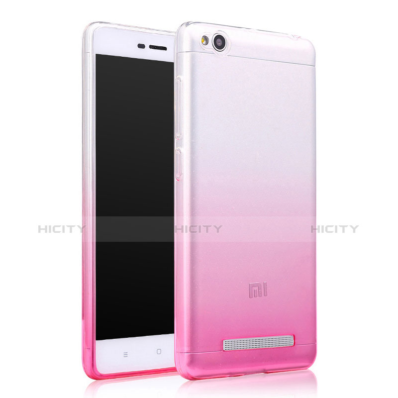 Funda Gel Ultrafina Transparente Gradiente para Xiaomi Redmi 4A Rosa