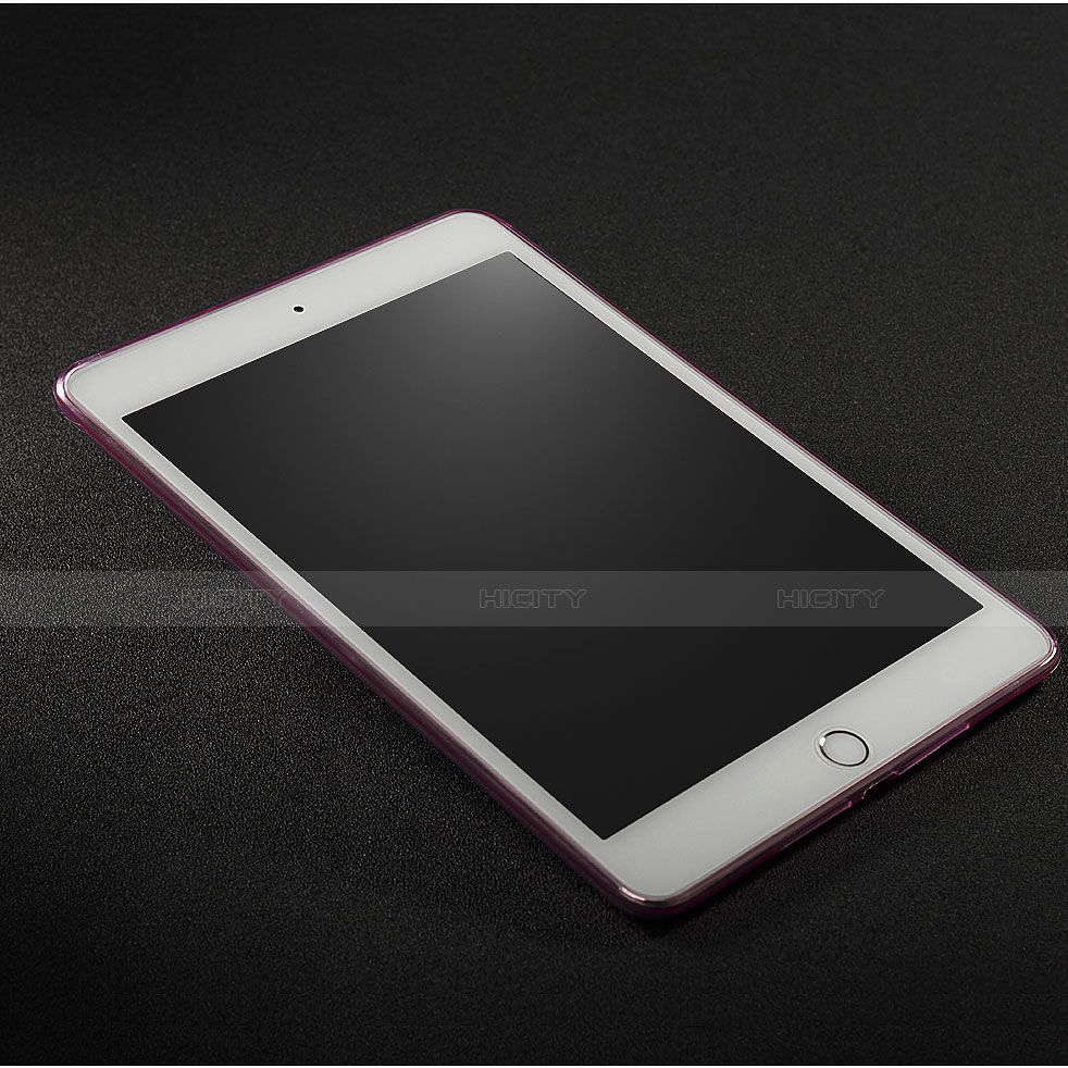 Funda Gel Ultrafina Transparente para Apple iPad Mini 4 Rosa