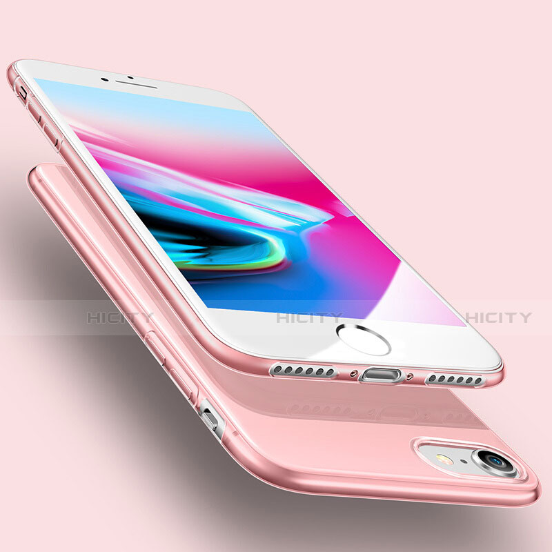 Funda Gel Ultrafina Transparente para Apple iPhone SE (2020) Rosa