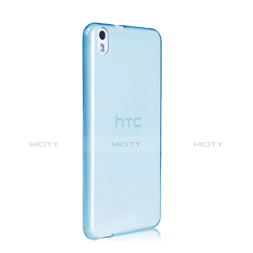 Funda Gel Ultrafina Transparente para HTC Desire 816 Azul