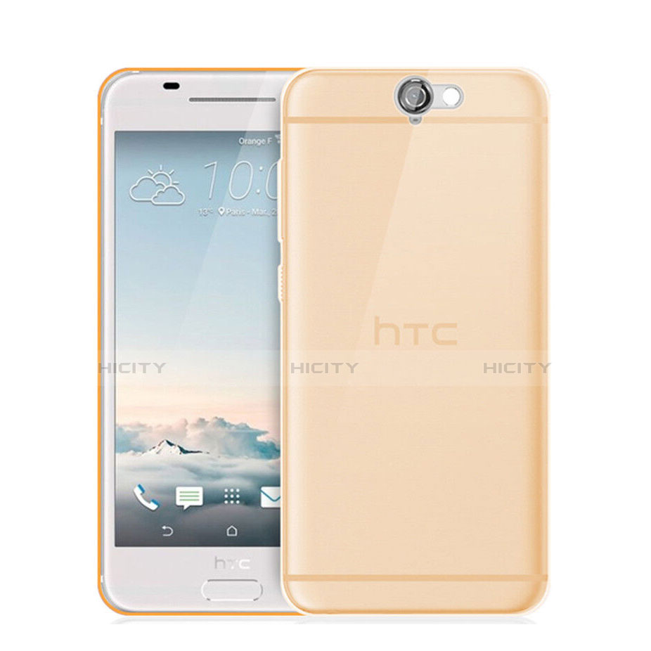 Funda Gel Ultrafina Transparente para HTC One A9 Oro