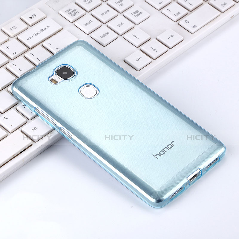 Funda Gel Ultrafina Transparente para Huawei GR5 Azul