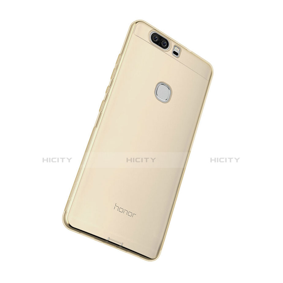 Funda Gel Ultrafina Transparente para Huawei Honor V8 Oro