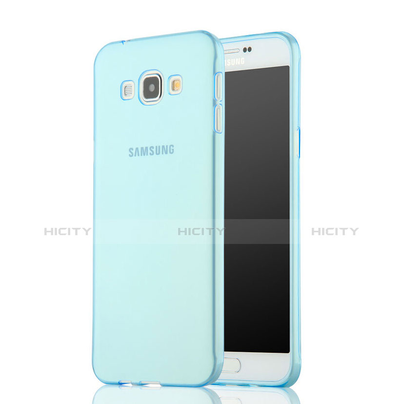 Funda Gel Ultrafina Transparente para Samsung Galaxy A7 SM-A700 Azul