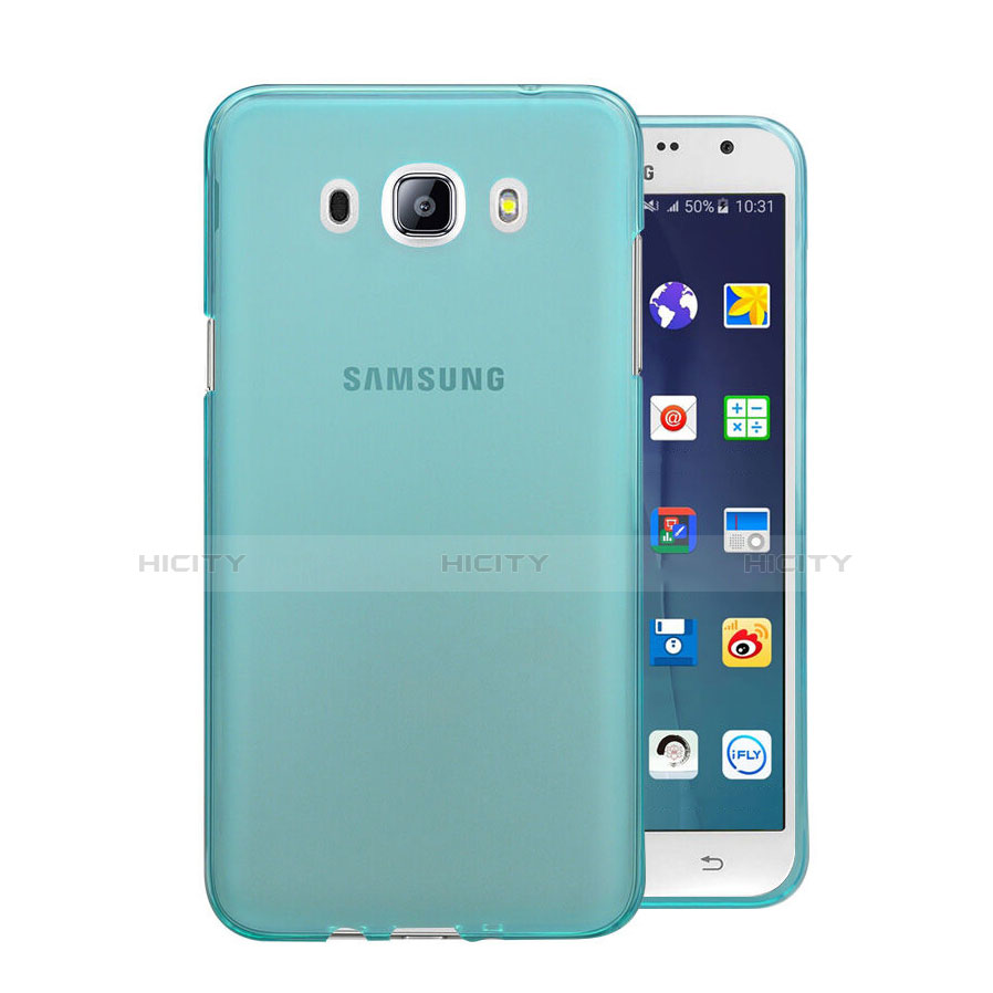 Funda Gel Ultrafina Transparente para Samsung Galaxy J5 Duos (2016) Azul