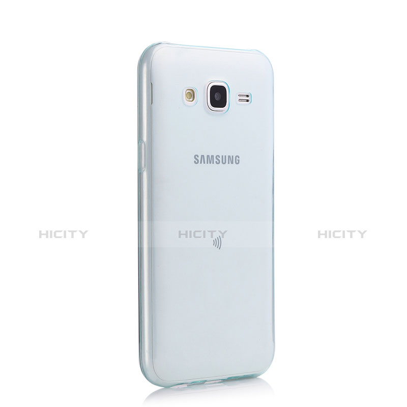 Funda Gel Ultrafina Transparente para Samsung Galaxy J5 SM-J500F Azul