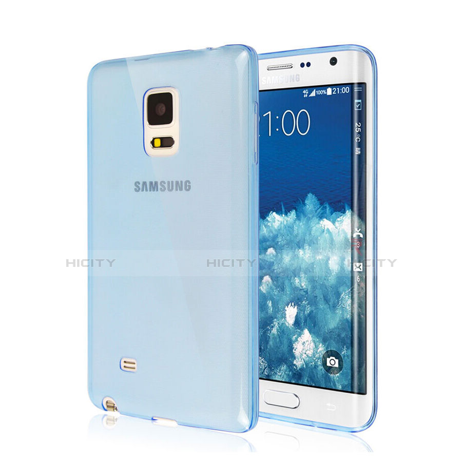 Funda Gel Ultrafina Transparente para Samsung Galaxy Note Edge SM-N915F Azul
