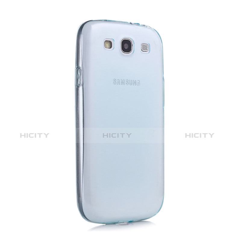 Funda Gel Ultrafina Transparente para Samsung Galaxy S3 III LTE 4G Azul