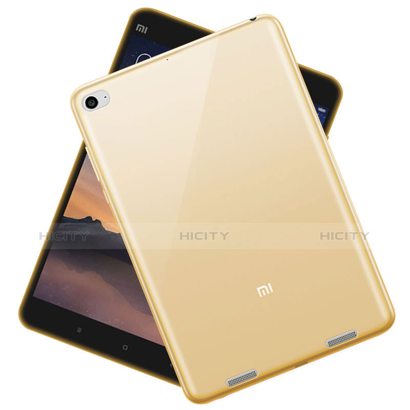 Funda Gel Ultrafina Transparente para Xiaomi Mi Pad 3 Oro