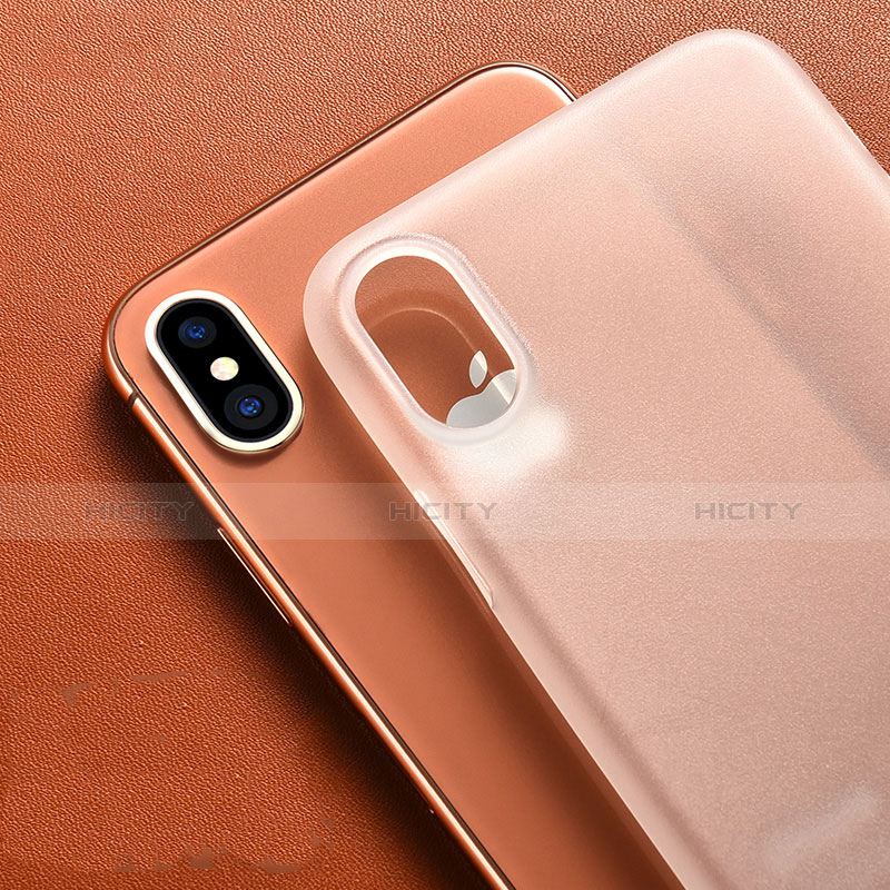 Funda Gel Ultrafina Transparente T04 para Apple iPhone Xs Max Blanco