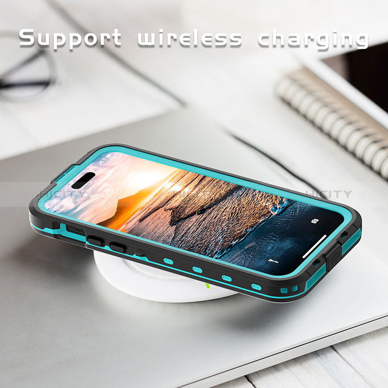 Funda Impermeable Bumper Silicona y Plastico Waterproof Carcasa 360 Grados con Mag-Safe Magnetic para Apple iPhone 14
