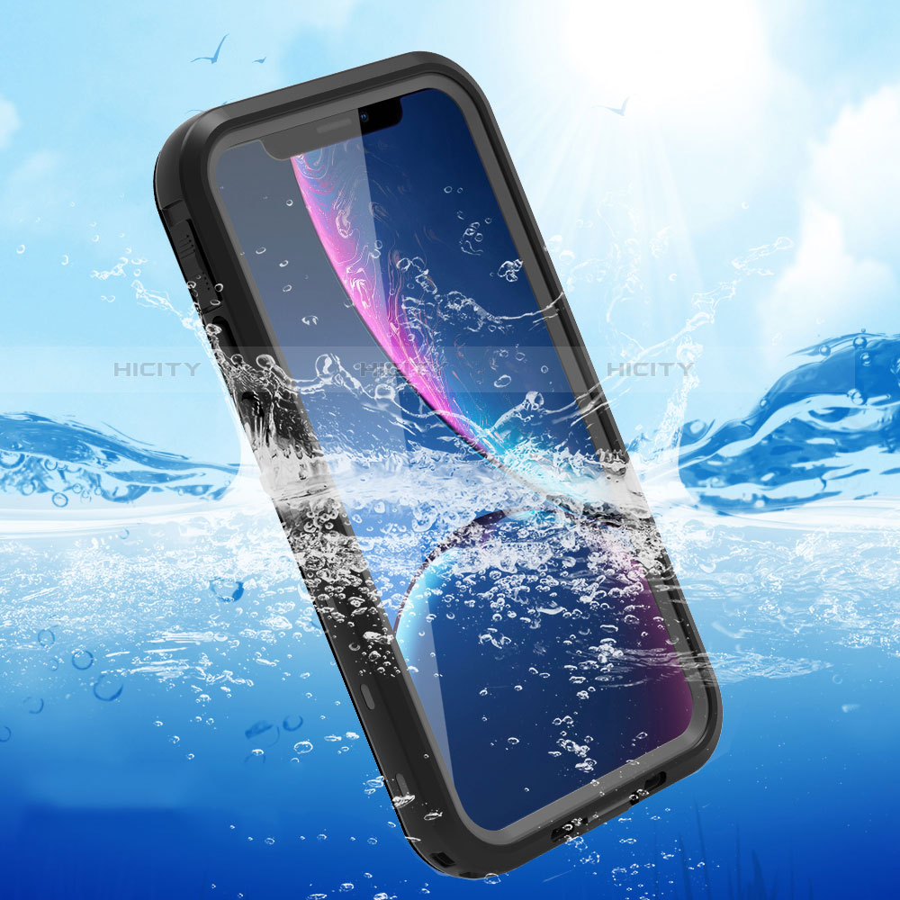 Funda Impermeable Bumper Silicona y Plastico Waterproof Carcasa 360 Grados con Soporte para Apple iPhone 11 Pro