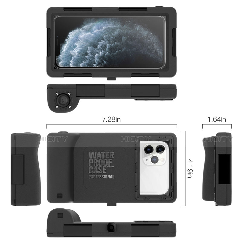 Funda Impermeable Bumper Silicona y Plastico Waterproof Carcasa 360 Grados Cover para Apple iPhone X