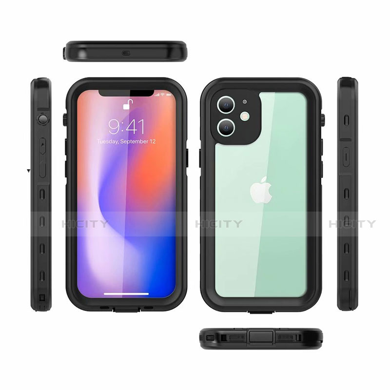 Funda Impermeable Bumper Silicona y Plastico Waterproof Carcasa 360 Grados para Apple iPhone 12