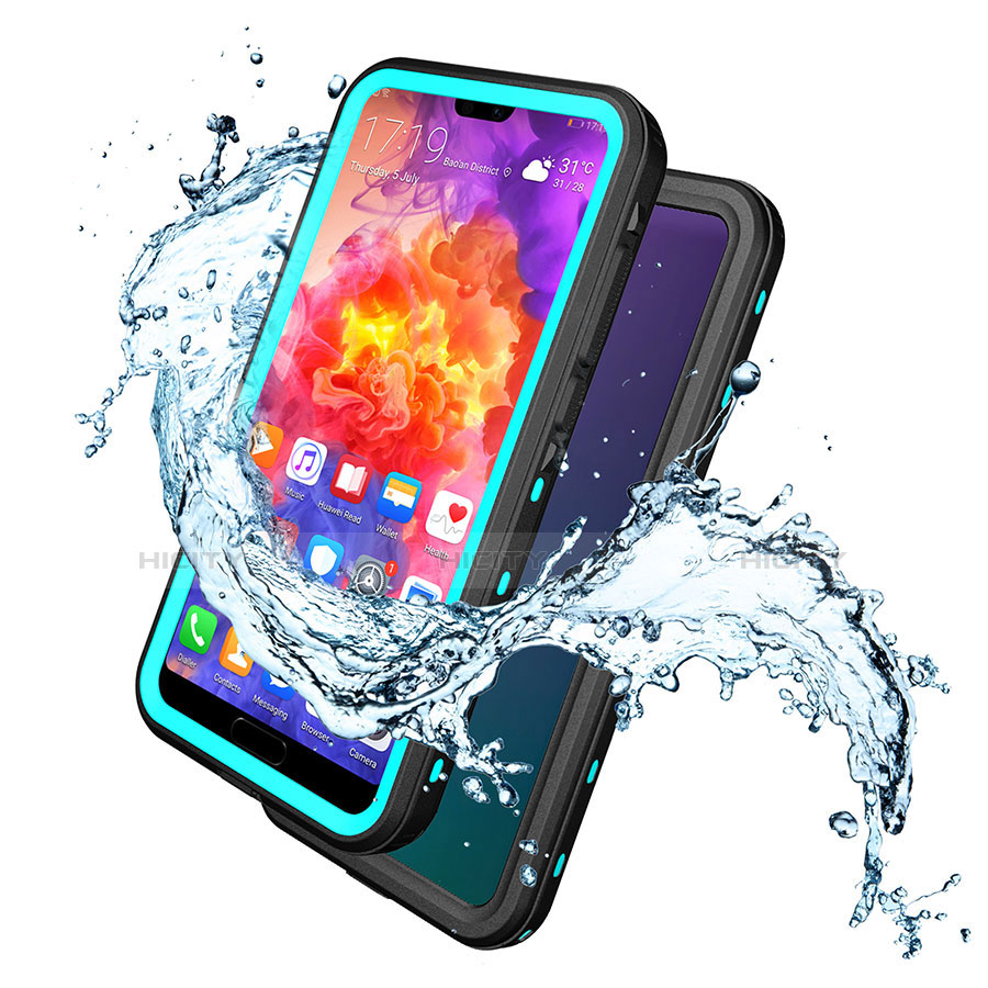 Funda Impermeable Bumper Silicona y Plastico Waterproof Carcasa 360 Grados para Huawei P20 Pro