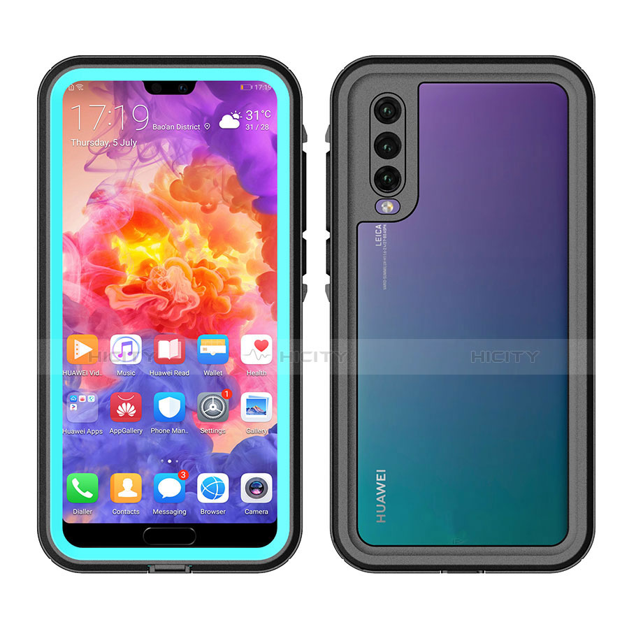 Funda Impermeable Bumper Silicona y Plastico Waterproof Carcasa 360 Grados para Huawei P20 Pro