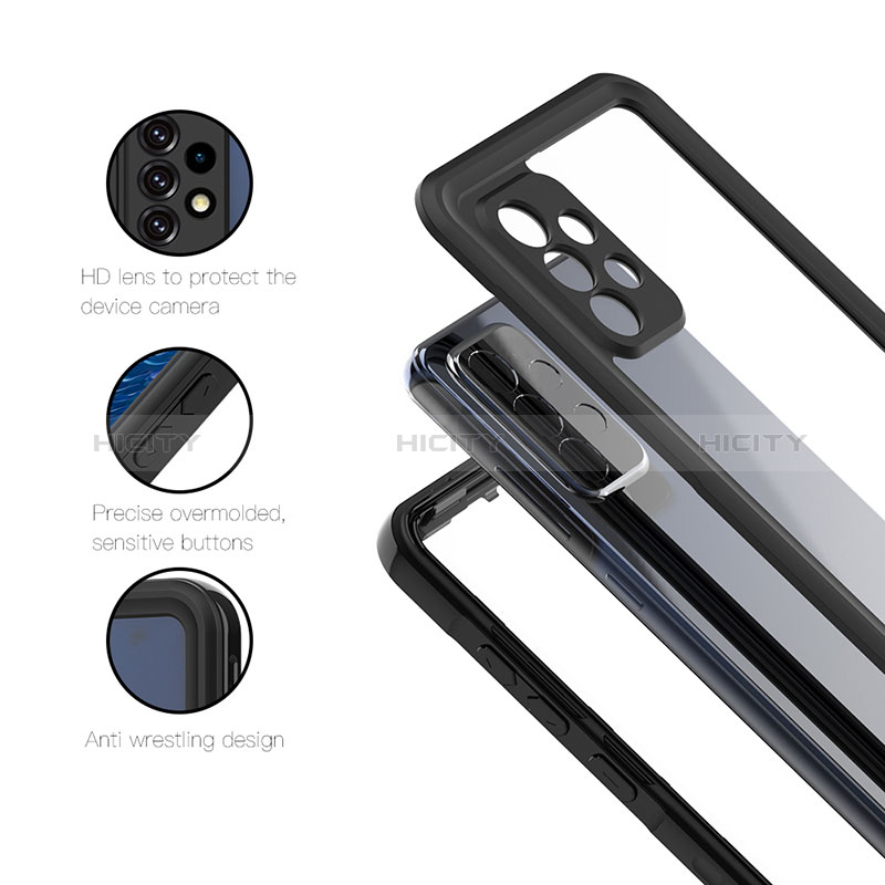 Funda Impermeable Bumper Silicona y Plastico Waterproof Carcasa 360 Grados para Samsung Galaxy A52s 5G