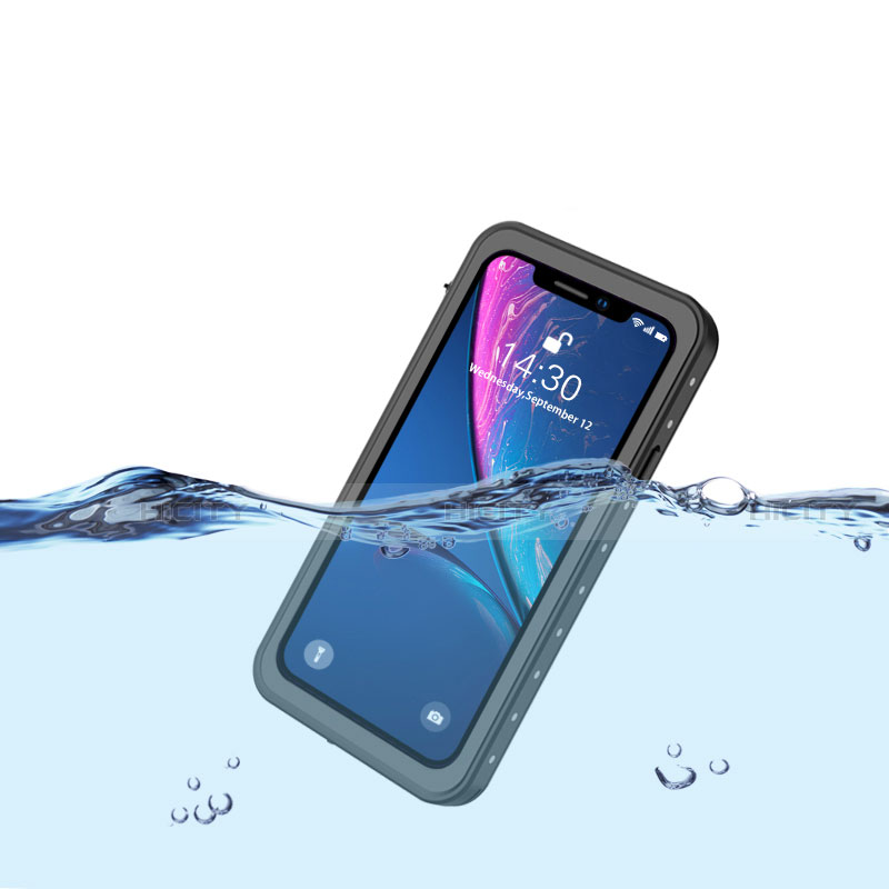 Funda Impermeable Bumper Silicona y Plastico Waterproof Carcasa 360 Grados W01 para Apple iPhone XR