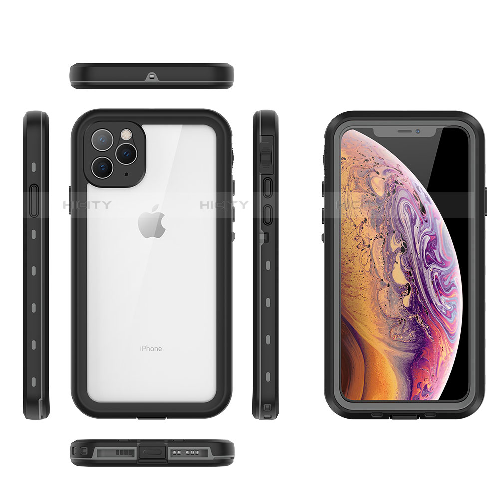 Funda Impermeable Bumper Silicona y Plastico Waterproof Carcasa 360 Grados W04 para Apple iPhone 11 Pro Max