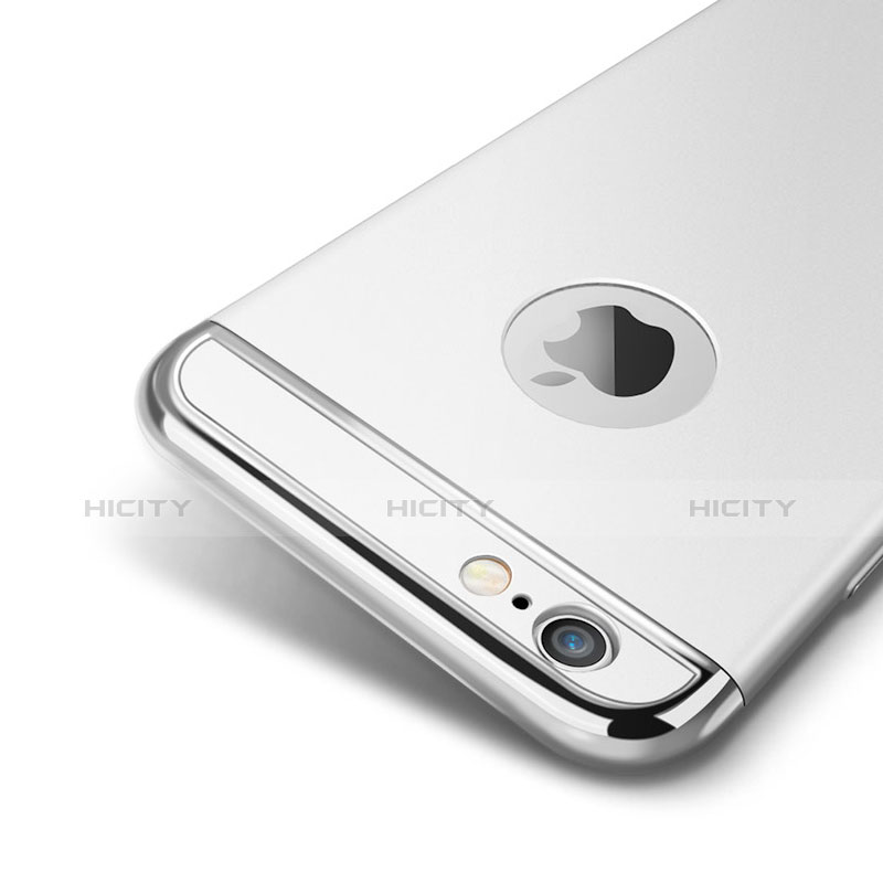 Funda Lujo A01 Marco de Aluminio para Apple iPhone 6S Plata