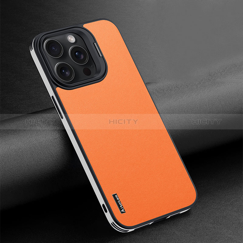 Funda Lujo Cuero Carcasa AT4 para Apple iPhone 14 Pro