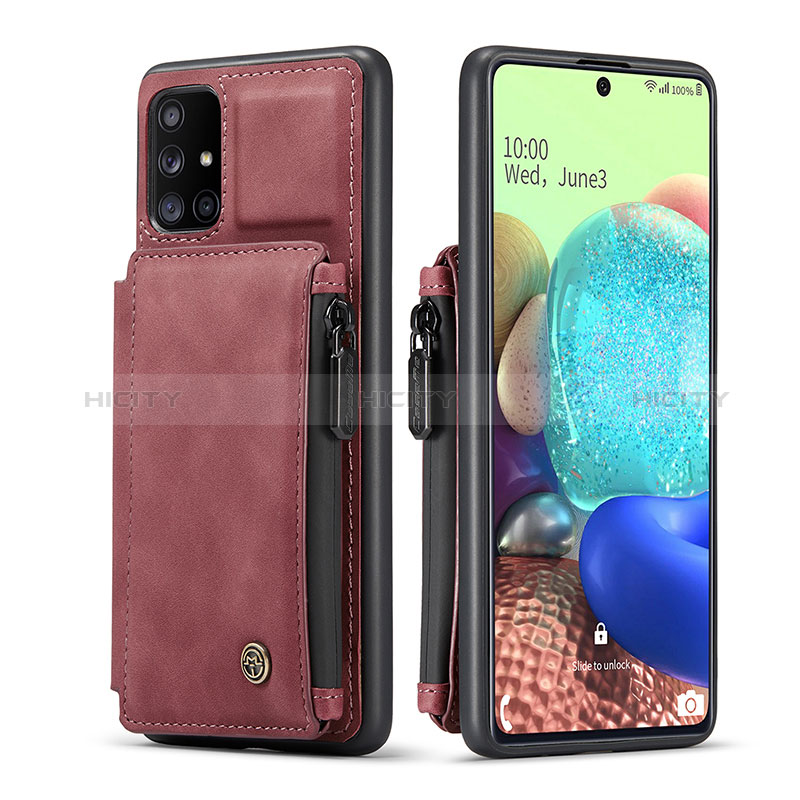 Funda Lujo Cuero Carcasa C01S para Samsung Galaxy A71 4G A715