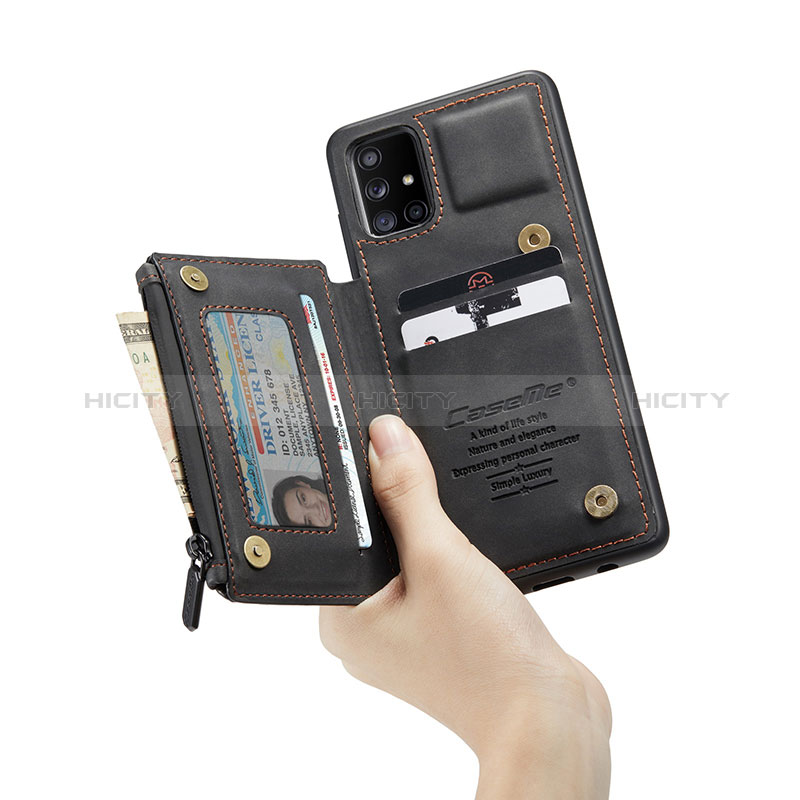 Funda Lujo Cuero Carcasa C01S para Samsung Galaxy A71 5G