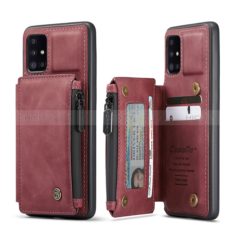 Funda Lujo Cuero Carcasa C01S para Samsung Galaxy M40S