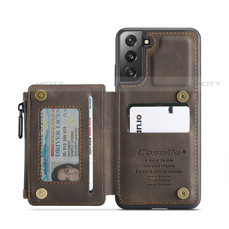 Funda Lujo Cuero Carcasa C01S para Samsung Galaxy S21 5G