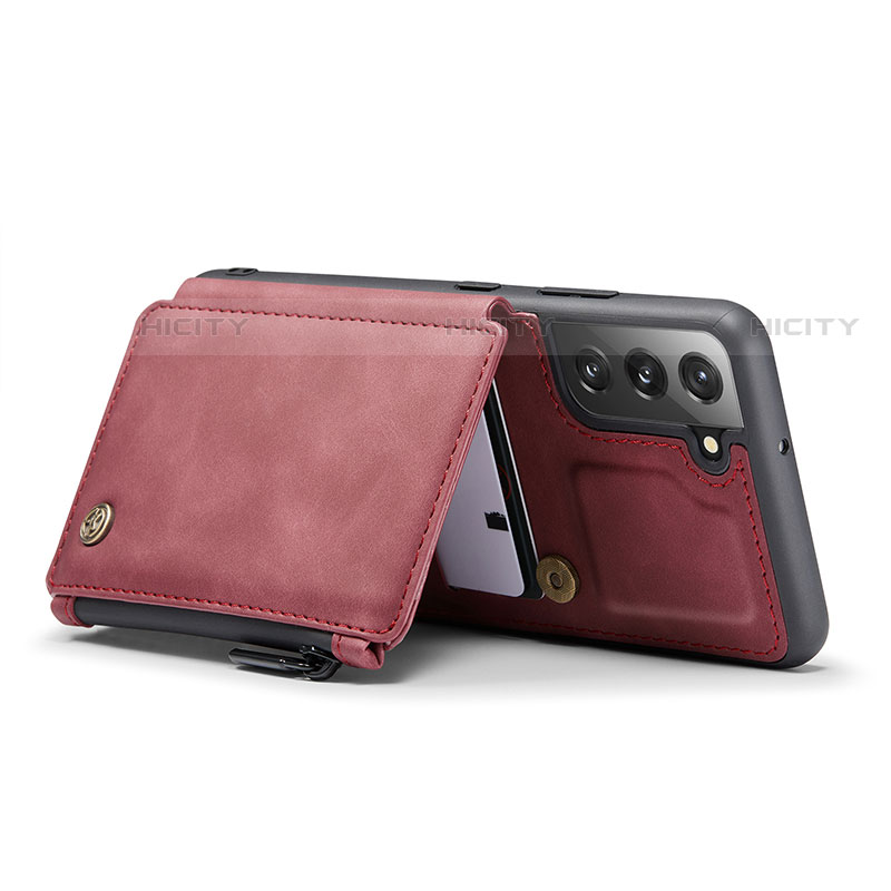 Funda Lujo Cuero Carcasa C01S para Samsung Galaxy S21 5G