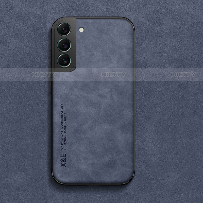 Funda Lujo Cuero Carcasa C02 para Samsung Galaxy S23 5G Azul