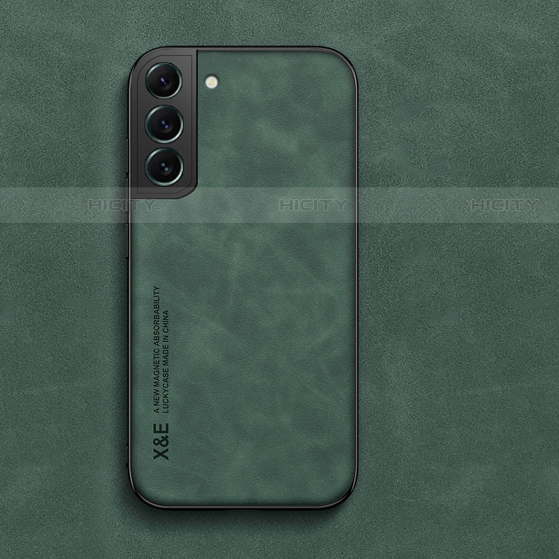 Funda Lujo Cuero Carcasa C02 para Samsung Galaxy S23 5G Verde