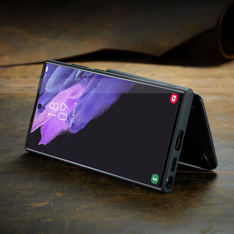 Funda Lujo Cuero Carcasa C02S para Samsung Galaxy S21 Ultra 5G